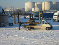 Konteineriraami transport liivapritsi + värvi