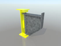 3D mudel projekteeritud küljelaiendist