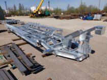 Galvaniseeritud laeva haagise raam