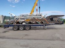 Laadung paaditreileri ja pikendatava treileri raame