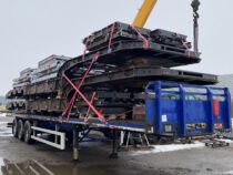 Valmis koorem 3-sillalisi haagiseraame ja rampe