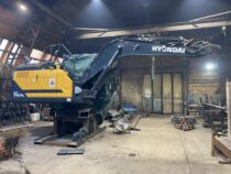 Hyundai ekskavaatori noole pikendamine