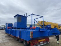 Remonditud pinnasepumba pealelaadimine äraveoks