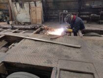 Vajunud rihvel plaatide eemaldamine